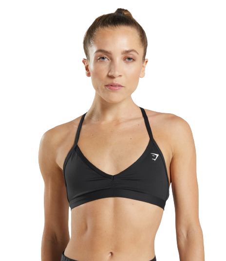 Gymshark Minimal Sports Bra Negro