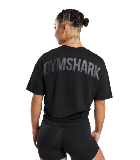 Gymshark Oversized T-Shirt Negra