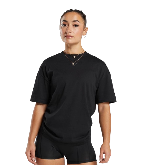 Gymshark Oversized T-Shirt Negra
