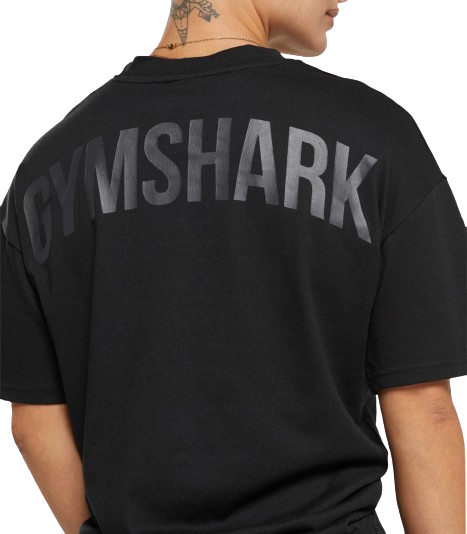 Gymshark Oversized T-Shirt Negra