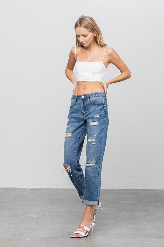 -50% Boyfriend jeans rotos