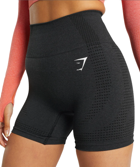 Gymshark Vital Seamless 2.0 Shorts Negros